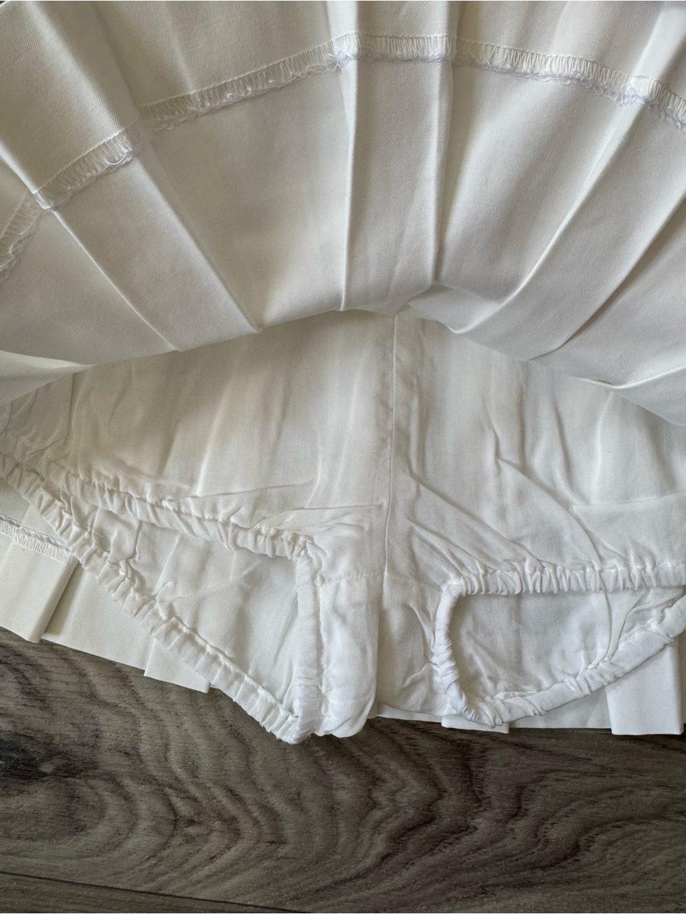 NWT Maeve Detail Pleated Tennis Mini Skirt in White Size 2 - Picture 6 of 10